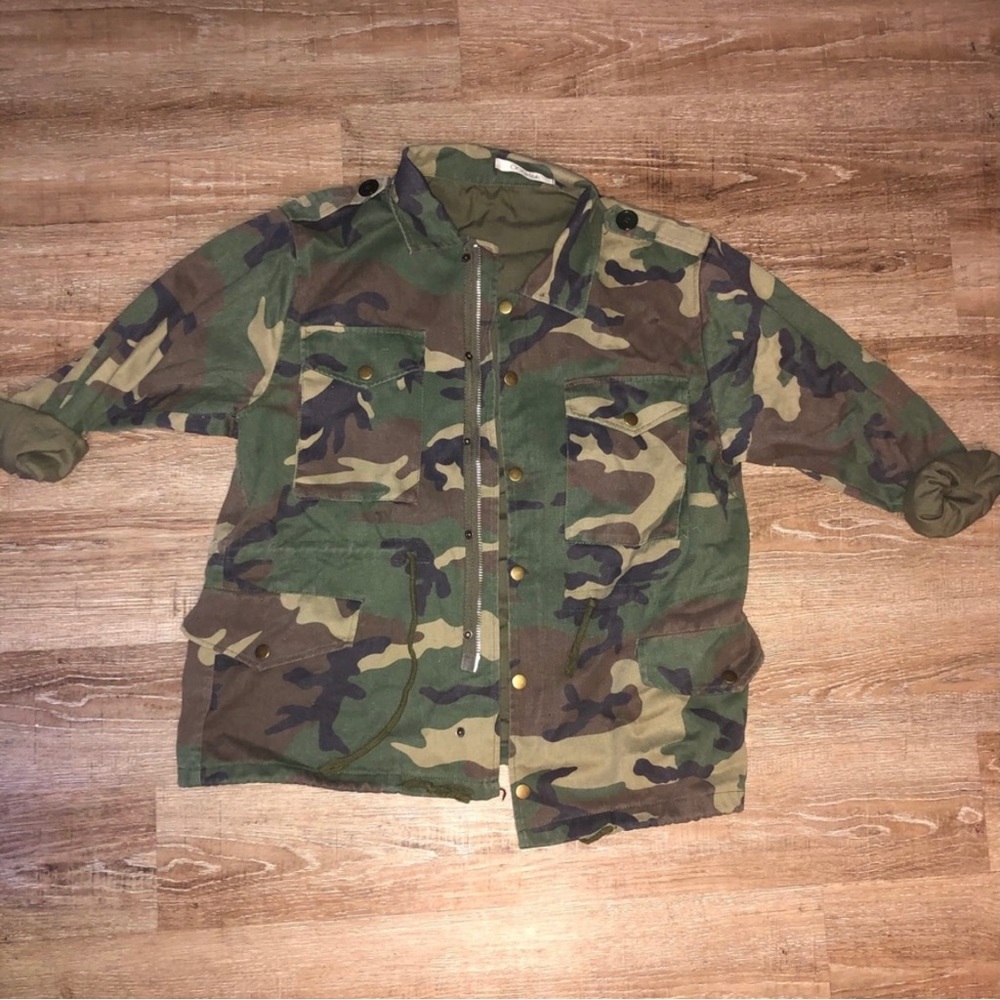 Oversized Camo Jacket